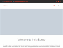 Tablet Screenshot of indiabungy.com